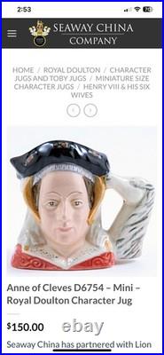 Mini Anne of Cleves D6754 Royal Doulton Henry VIII & His Six Wives Collection