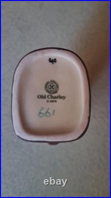 Miniature Royal Doulton Character Jug Set Of 6 Made In England With Stand