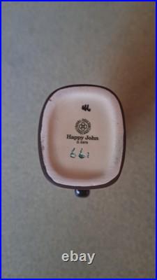 Miniature Royal Doulton Character Jug Set Of 6 Made In England With Stand