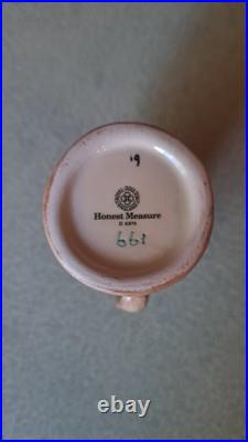 Miniature Royal Doulton Character Jug Set Of 6 Made In England With Stand