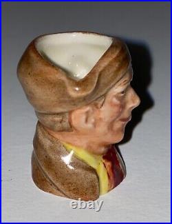 Miniature Royal Doulton Toby Jug ARRY 1 1/2 inches tall / Vintage (5J2)