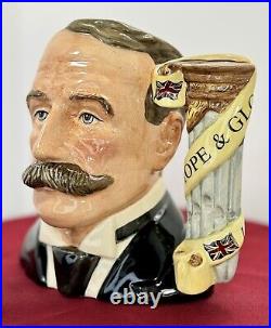 Mint Royal Doulton Large Character Jug Elgar D 7118 Signed By Michael Doulton
