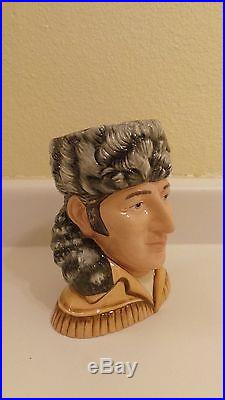 Mint Royal Doulton character jug The Alamo Collection Davy Crockett D7293 59/100