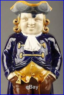 Mintons Barrister Toby Jug with date mark for 1876