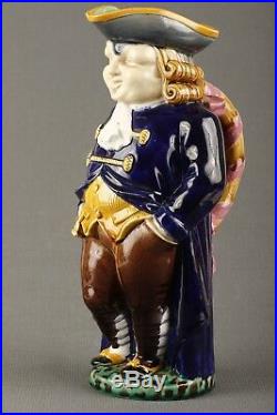 Mintons Barrister Toby Jug with date mark for 1876