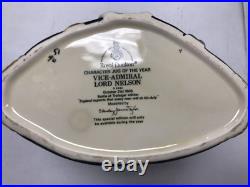 NEW 1993 Royal Doulton Character Jug Mug Vice Admiral Lord Nelson Large w COA