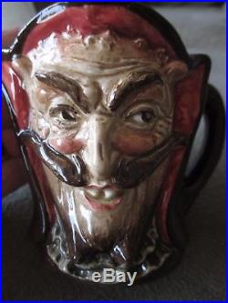 NICE Toby Mug devilish MEPHISTOPHELES 2-faced character jug by Royal Doulton