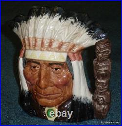 North American Indian D6611 Royal Doulton Character Toby Jug Indian Chief GIFT