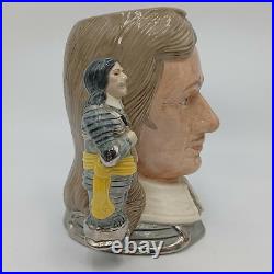 Oliver Cromwell Royal Doulton Toby Jug Limited Edition #755/2500 Dbl Handle. PO