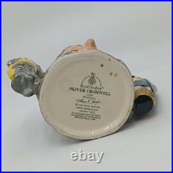 Oliver Cromwell Royal Doulton Toby Jug Limited Edition #755/2500 Dbl Handle. PO