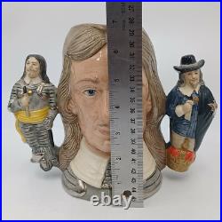 Oliver Cromwell Royal Doulton Toby Jug Limited Edition #755/2500 Dbl Handle. PO