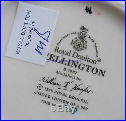 PAIR of ROYAL DOULTON NAPOLEON WELLINGTON CHARACTER JUGS D7001 D7002 38/2500