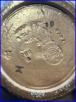 Pair Of 7 Royal Doulton Lambeth Slaters Patent-Tapestry-Handled Ewer Pitcher