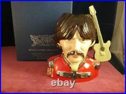 Peggy Davies Ceramics George Harrison The Beatles Character Jug Ex Royal Doulton
