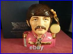 Peggy Davies Ceramics Ringo Starr The Beatles Character Jug Ex Royal Doulton