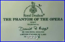 Phantom of Opera D7017 Royal Doulton Character Jug Large 246/2500 EXCELLENT