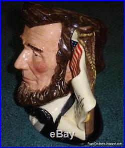 President Abraham Lincoln Royal Doulton Character Toby Jug Limited Edition D6936