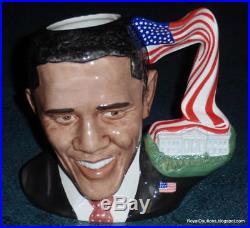 President Barack Obama Royal Doulton Character Toby Jug D7300 ULTRA RARE