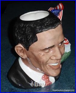 President Barack Obama Royal Doulton Character Toby Jug D7300 ULTRA RARE