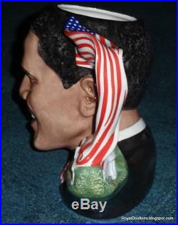 President Barack Obama Royal Doulton Character Toby Jug D7300 With Box RARE