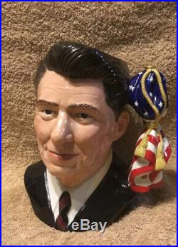President Ronald Reagan Royal Doulton Character Toby Jug D6718 1984 With Box