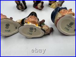 RARE! D7081 D7086 Royal Doulton tiny character jug set Explorers