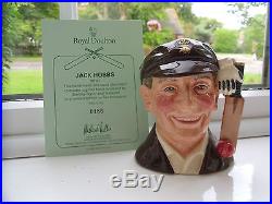 RARE Jack Hobbs D7131 Royal Doulton Quality Small Character Jug