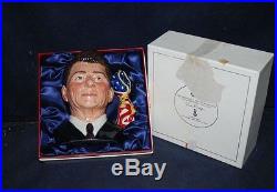 Rare! Ronald Reagan D6718 Large Royal Doulton Character Jug -limited Edition