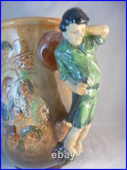 RARE ROYAL DOULTON LARGE CHARLES DICKENS MULTI CHARACTER DREAM JUG/PITCHER c1933