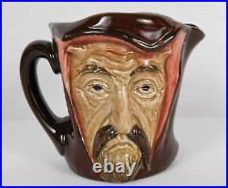 RARE Royal Doulton 2 Faced Devil Small Toby Character Jug MEPHISTOPHELES withVerse
