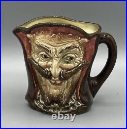 RARE Royal Doulton 2 Faced Devil Small Toby Character Jug MEPHISTOPHELES witho ver