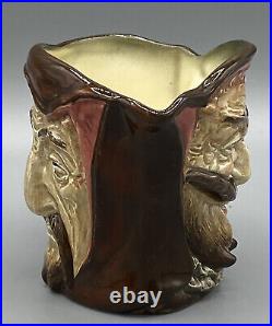 RARE Royal Doulton 2 Faced Devil Small Toby Character Jug MEPHISTOPHELES witho ver