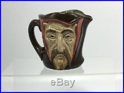 RARE Royal Doulton 2 Faced Mephistopheles Devil Character Jug With Verse Perfect