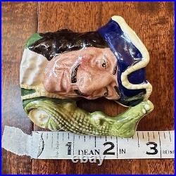 RARE Royal Doulton Character Jug Mini Captain Hook Old D6605 Must See! 1964