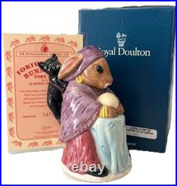 RARE Royal Doulton Fortune Teller Bunnykins D7157 Toby Jug LIMITED EDN Box+ Cert