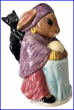 RARE Royal Doulton Fortune Teller Bunnykins D7157 Toby Jug LIMITED EDN Box+ Cert