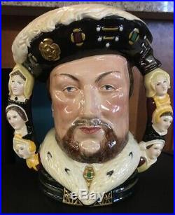 RARE Royal Doulton KING HENRY VIII Double Handled Jug D6888 Ltd ED #1764/1991