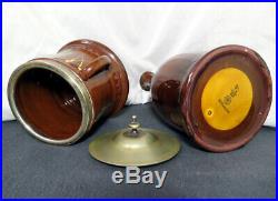 RARE Royal Doulton Kingsware CHURCHWARDEN Tobacco Jar & DEWAR JUG LOT OF 2 a/f