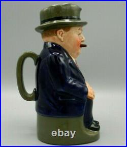 RARE Royal Doulton Toby Jug CLIFF CORNELL SMALL BLUE SUIT