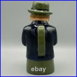 RARE Royal Doulton Toby Jug CLIFF CORNELL SMALL BLUE SUIT