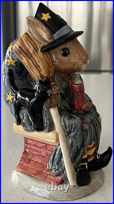 RARE Royal Doulton Witching-Time Bunnykins Toby Jug D7166 LIMITED EDN Box+ COA