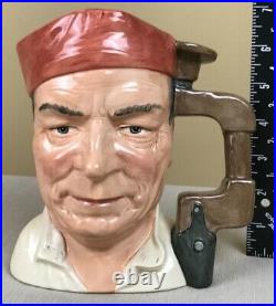 RARE Signed Royal Doulton Cabinet Maker Williamsburg Toby Jug (Great Cond) D7010