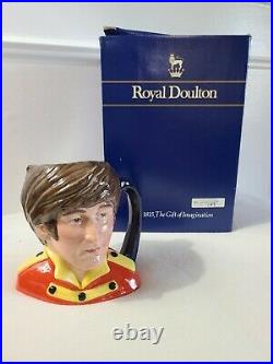 RARE The Beatles John Lennon Toby Jug Mug Royal Doulton 1984 D6797 RED COAT 149