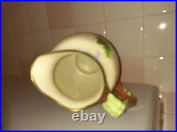 RARE Vintage Royal Doulton Embossed Hunting Scene Jug 7.3 tall x 6.3 x 5.3