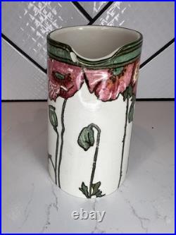 RARE Vintage Royal Doulton Poppy Pottery Art Nouveau Style Creamer Pitcher