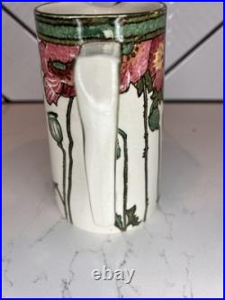 RARE Vintage Royal Doulton Poppy Pottery Art Nouveau Style Creamer Pitcher