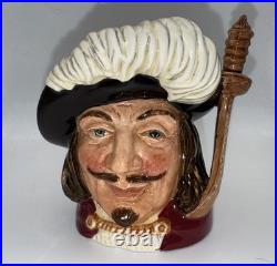 RARE Year Royal Doulton Toby Character Jug Mug Porthos 4 D6440 1953