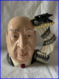 ROYAL DOULTON Alfred Hitchcock D6987 Large Character Jug Entertainers Series