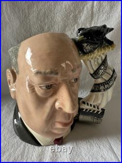 ROYAL DOULTON Alfred Hitchcock D6987 Large Character Jug Entertainers Series