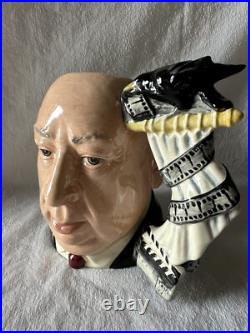 ROYAL DOULTON Alfred Hitchcock D6987 Large Character Jug Entertainers Series